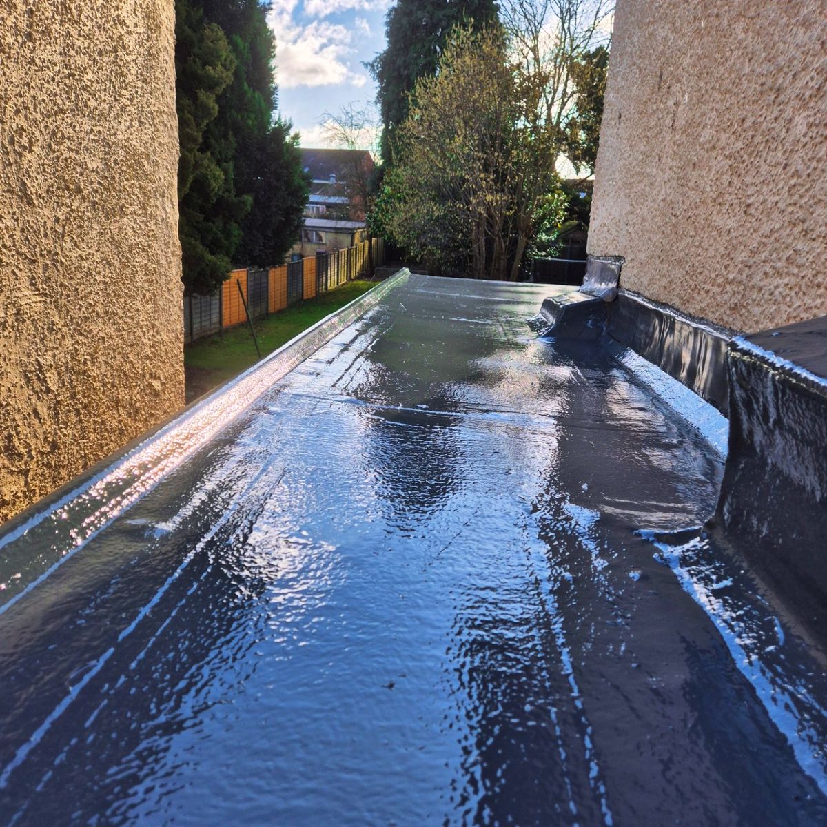 GRP Dryseal flat roof with pyramid rooflight, Birmingham
