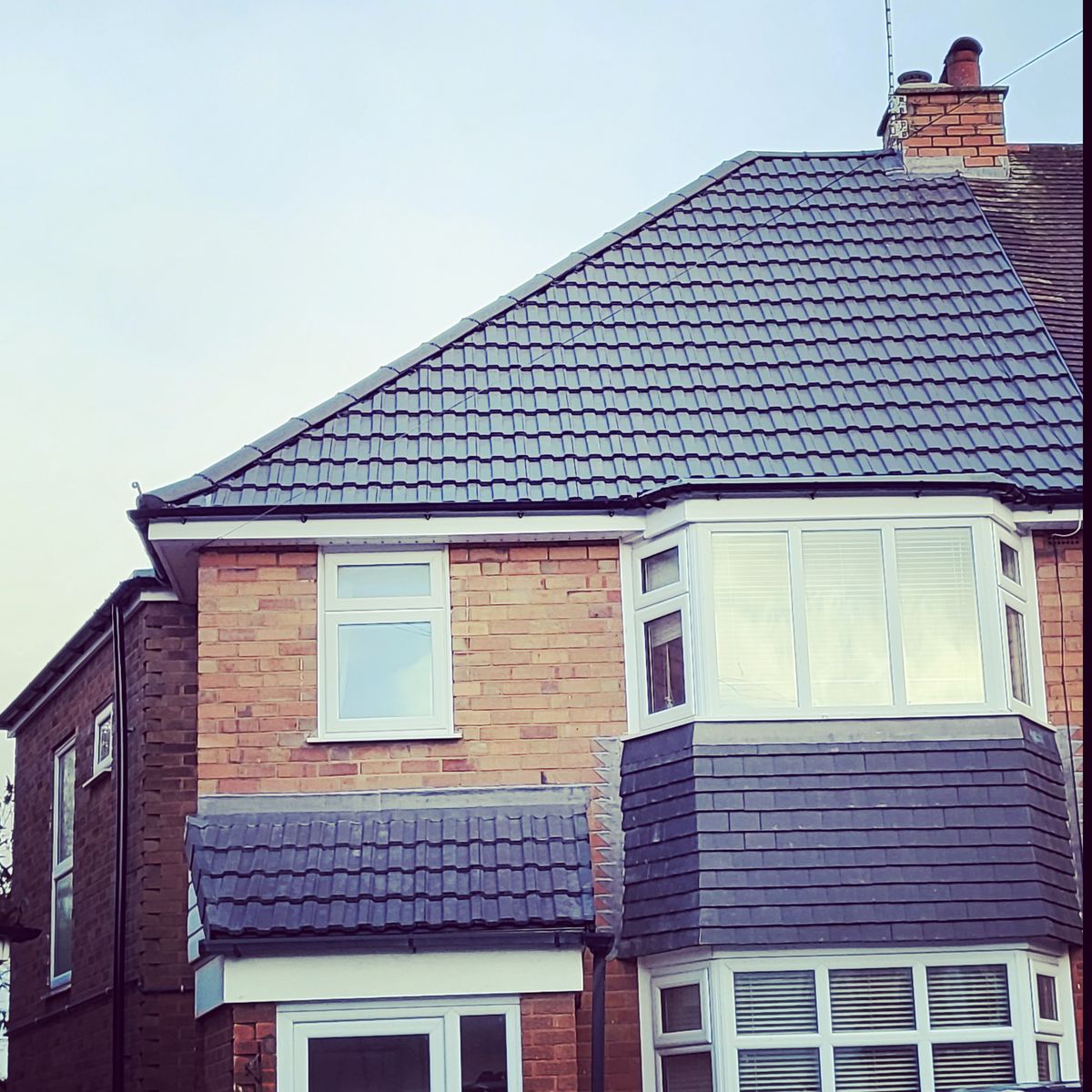 Slate roof with Velux windows installed, Birmingham